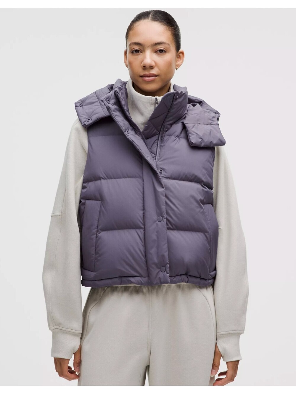 Lululemon Wunder Puff 600-Down-Fill Cropped Vest